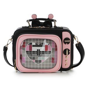 3980 TV Shape Ita Bag Pink Television Shoulder Bag Design Ita Backpack